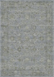 Dynamic Rugs Ancient Garden 57136-4646 Steel Blue and Cream